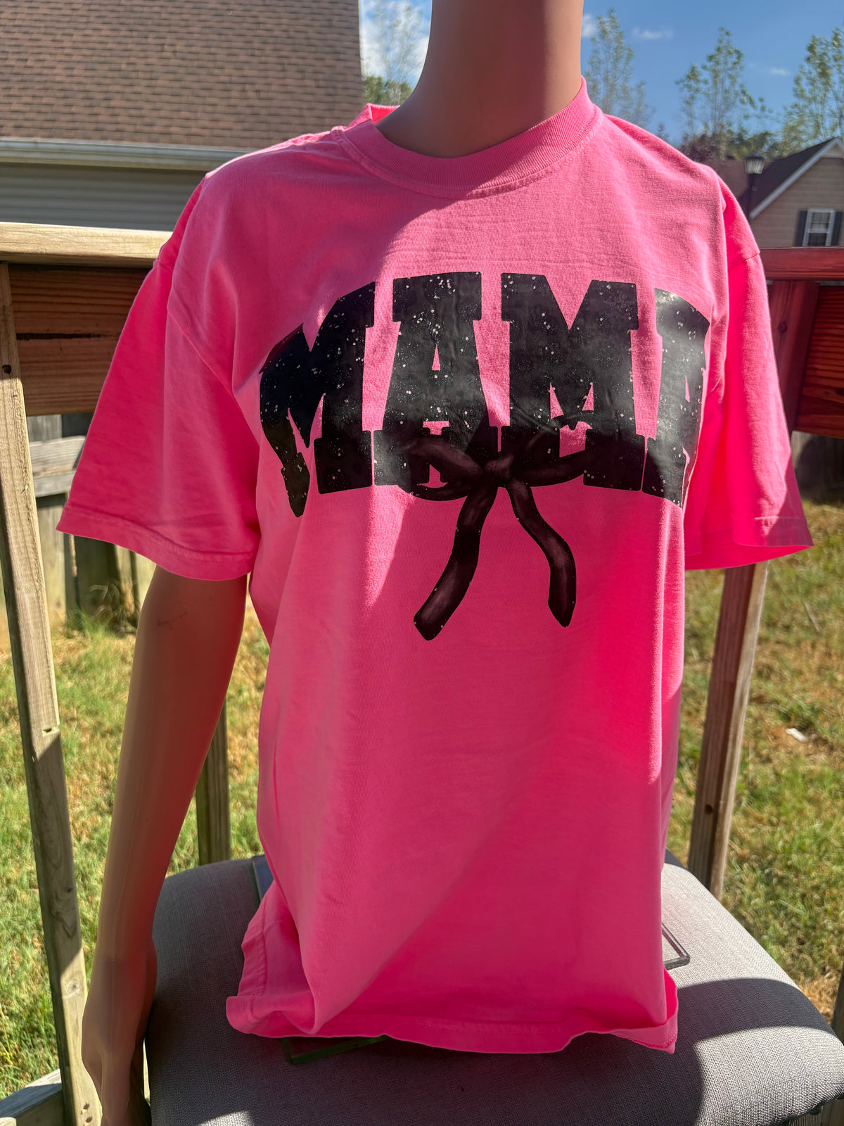 Mama bow tshirt
