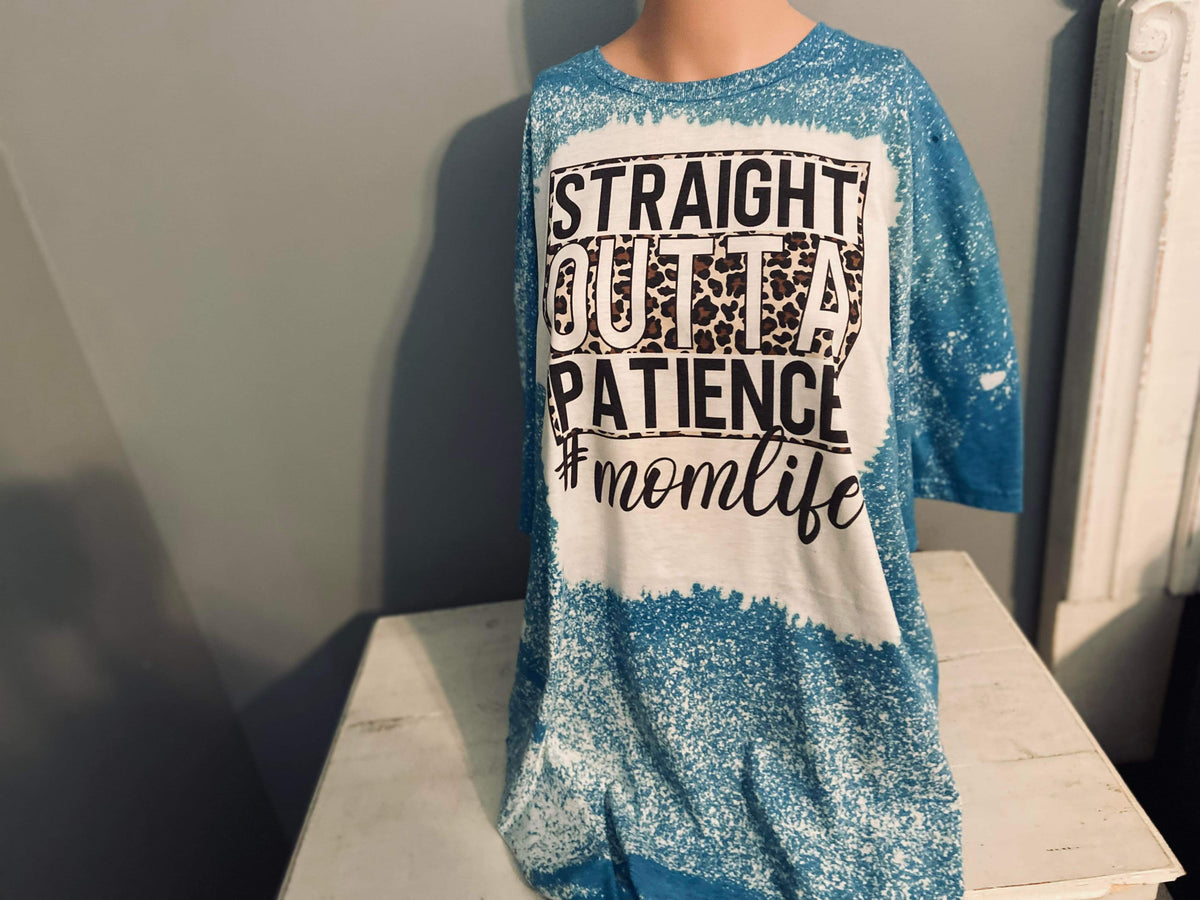 bleached straight outta patience #momlife