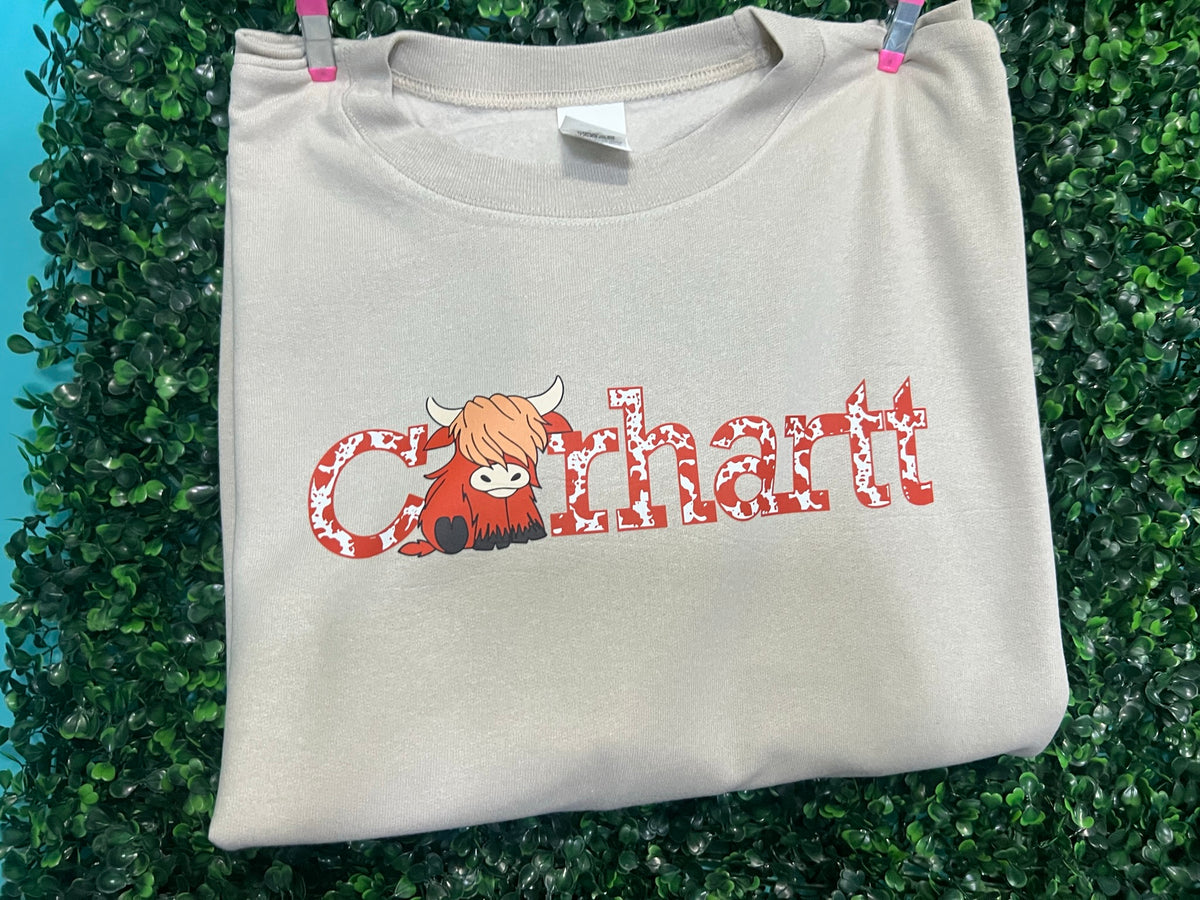 Highland Cow Crewneck