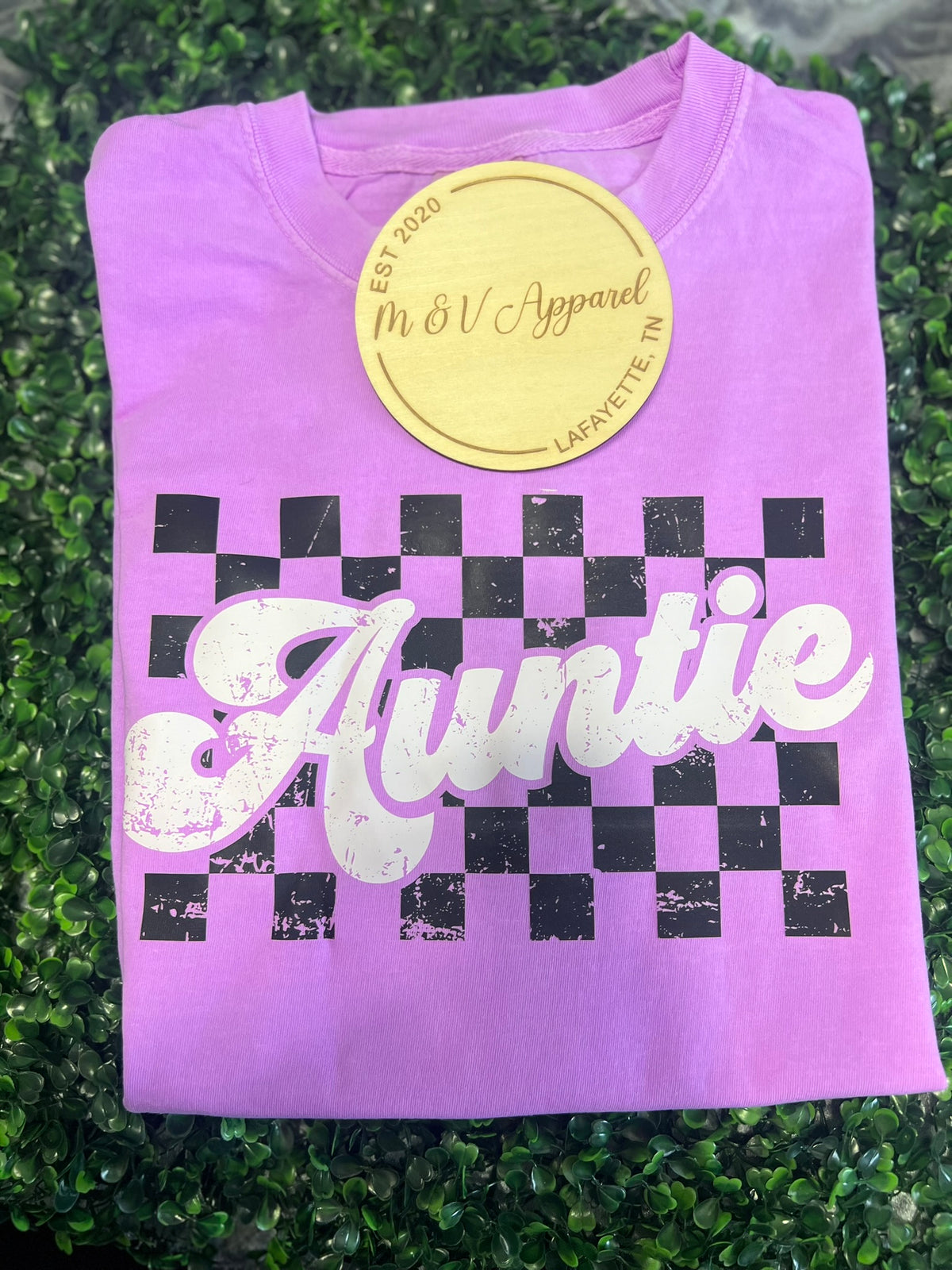 Mama Checkred Tee