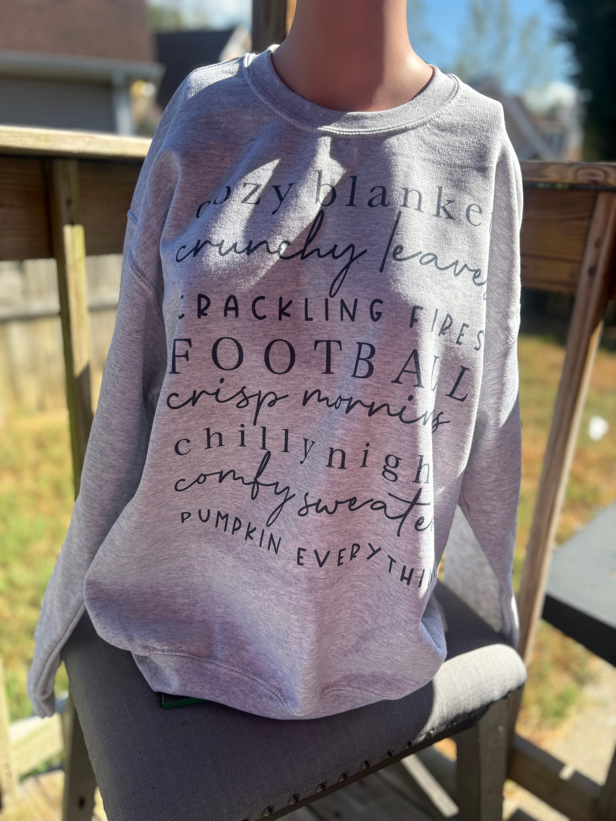 Fall everything crewneck