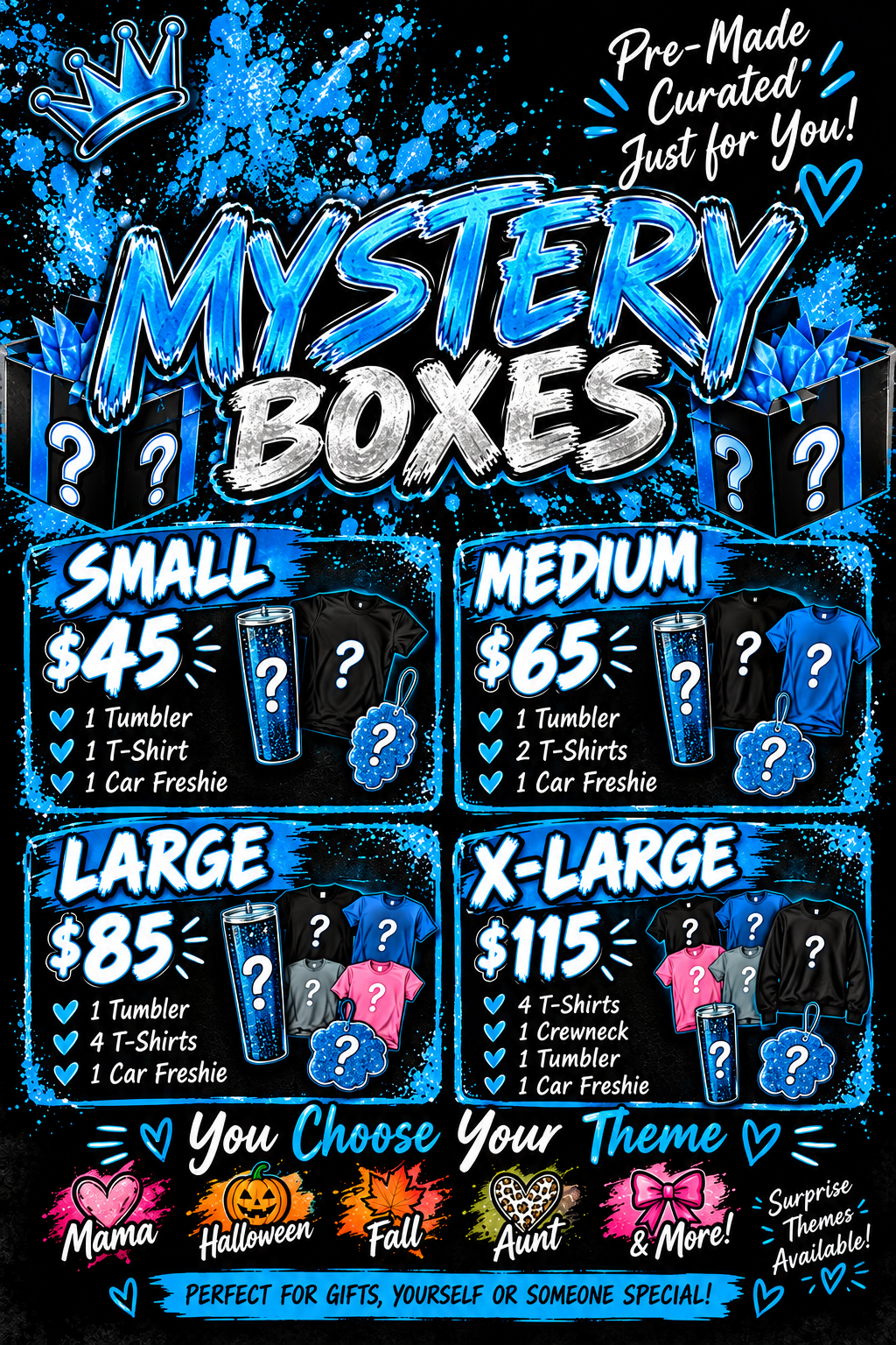 Mystery boxes (read description)