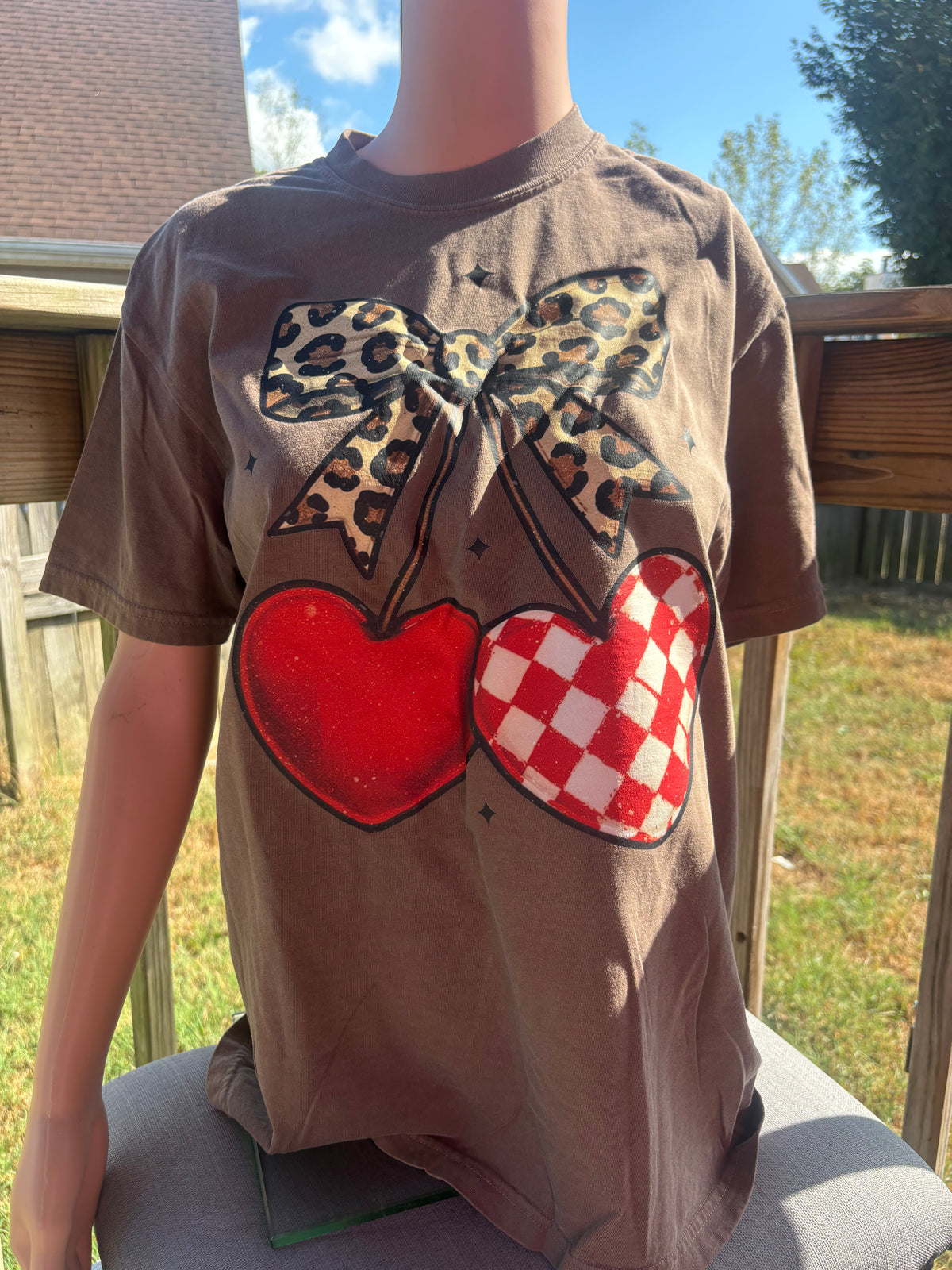 Heart cherry tshirt