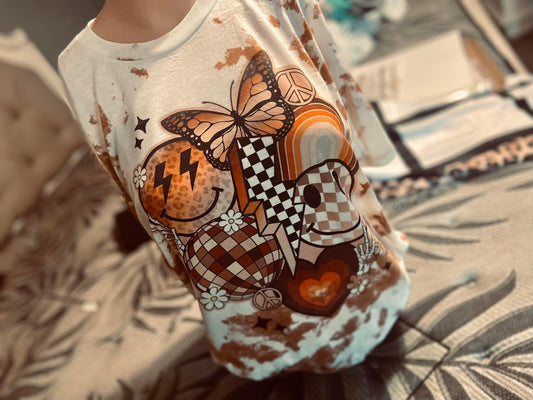 bleached retro butterfly