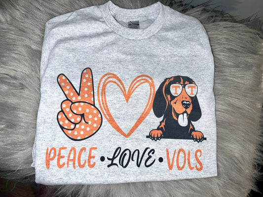peace.love.vols tee