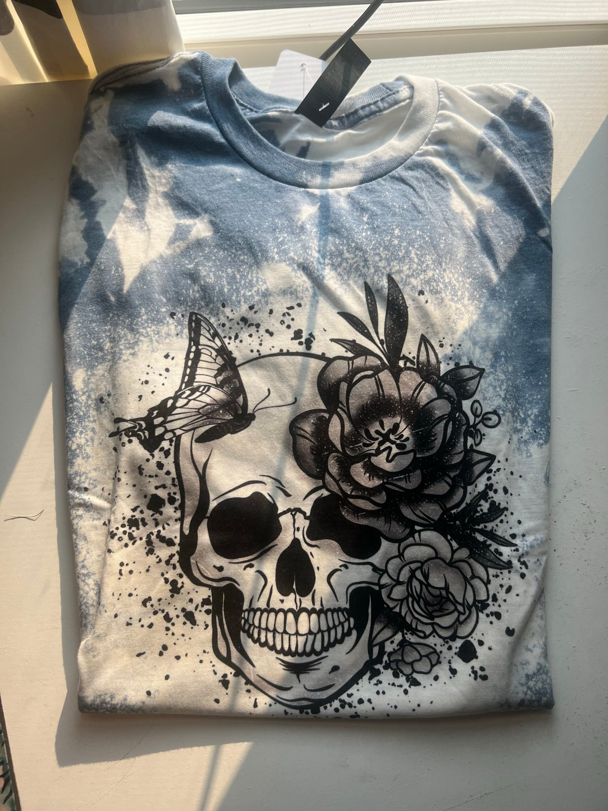 Skull Bleached Tee