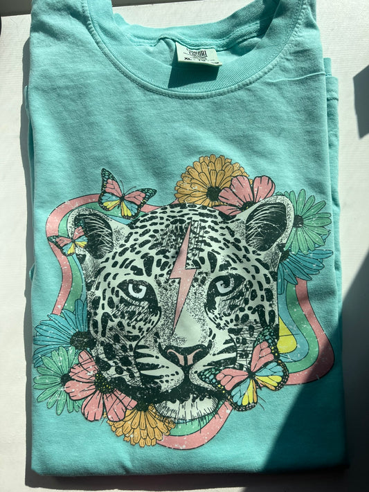 retro cheetah tee
